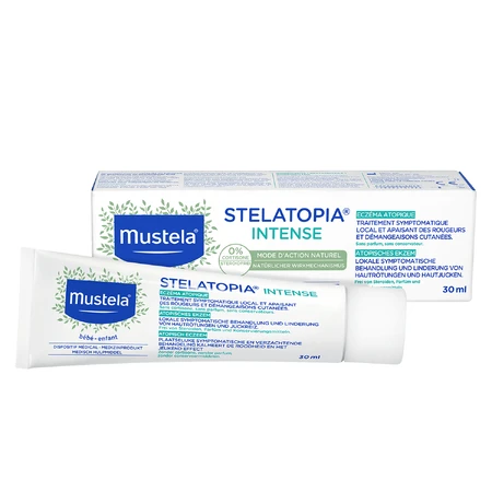 Крем для тела Mustela Stelatopia Intense от экземы и атопического дерматита от 1 месяца, 30 мл: цены и характеристики
