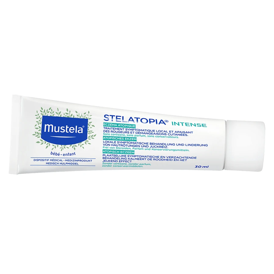 Крем для тела Mustela Stelatopia Intense от экземы и атопического дерматита от 1 месяца, 30 мл: цены и характеристики