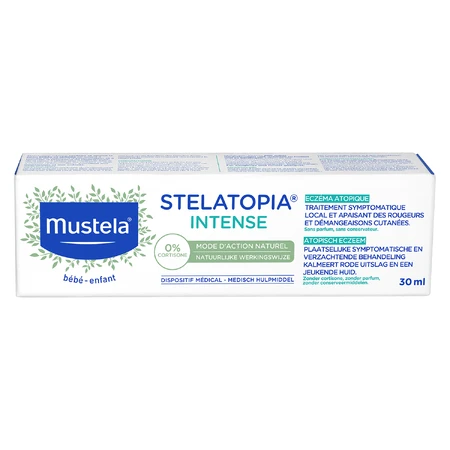 Крем для тела Mustela Stelatopia Intense от экземы и атопического дерматита от 1 месяца, 30 мл: цены и характеристики