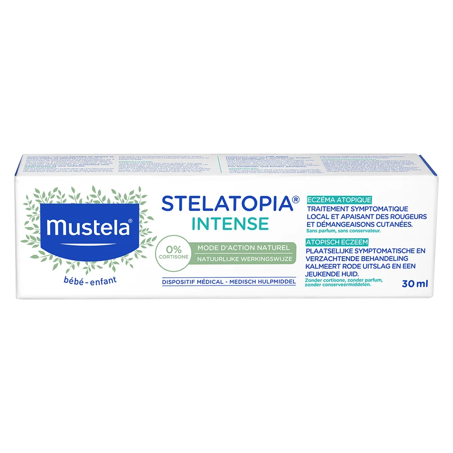 Крем для тела Mustela Stelatopia Intense от экземы и атопического дерматита от 1 месяца, 30 мл: цены и характеристики