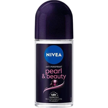 Nivea Ball AP Pearl&Beauty Black 1×50 мл, шариковый антиперспирант: цены и характеристики
