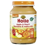 Пюре из персика и яблока, +4 месяца, 190 г, Holle Baby Food