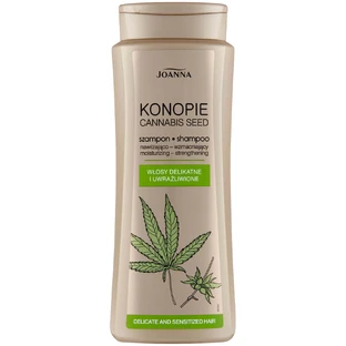 Joanna Hemp Vannabus Seed Shampoo для тонких и грубых волос, 400 мл