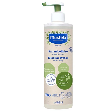 Набор Mustela Bio, очищающее средство для тела и волос, 400 мл + мицеллярная вода, без смывания, 400 мл + бамбуковый подгузник бесплатно: цены и характеристики