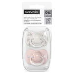 Suavinex Прогулянка в парку SX Pro, фізіологічний манекен, силіконовий, рожевий, 0-6 місяців, 2 штуки: ціни та характеристики