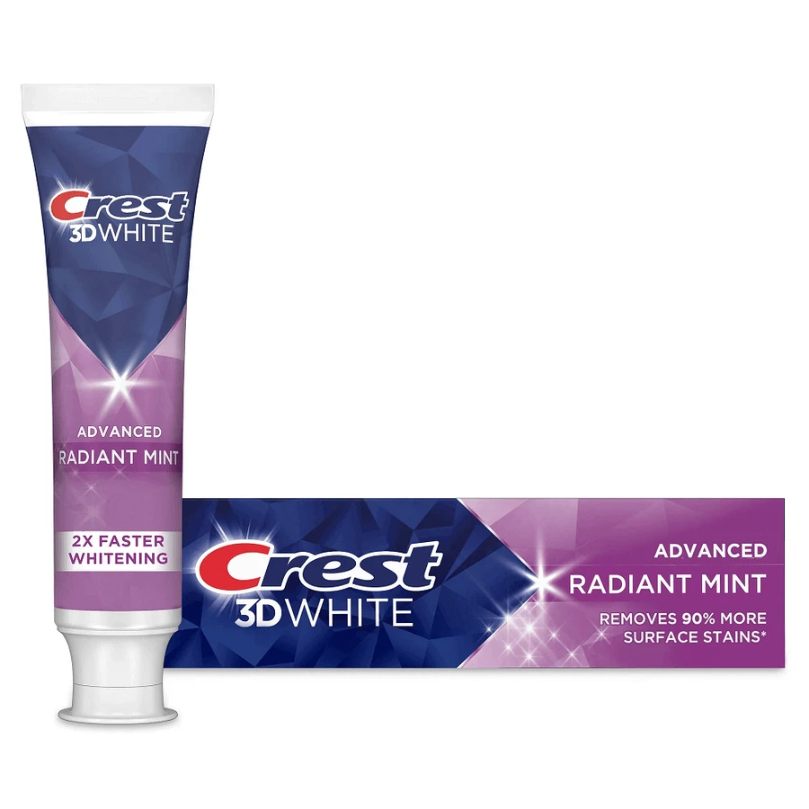 Зубная паста 3D White Radiant Mint, 93 г, Crest: цены и характеристики