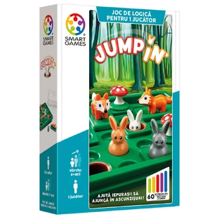 Логічна гра 60 завдань румунською мовою Jump'in, +7 років, Smart Games