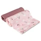 Canpol Babies, тканевые подгузники, 70 см x 70 см, Bonjour Paris, розовый, 2 шт.