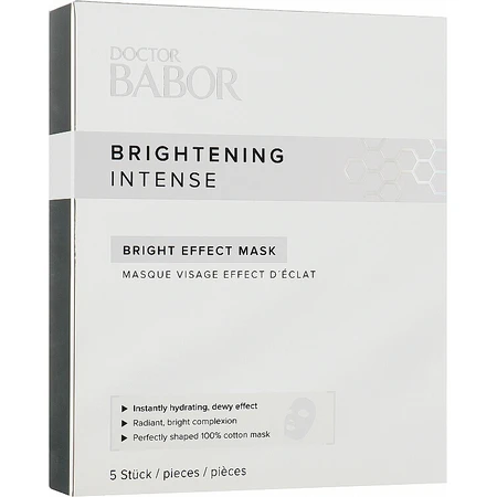 Doctor Babor Brightening Intense Efect Маска с осветляющим эффектом 5 шт.: цены и характеристики