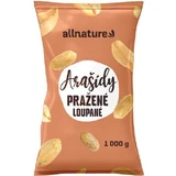 Allnature Жареный очищенный несоленый арахис 1000 г