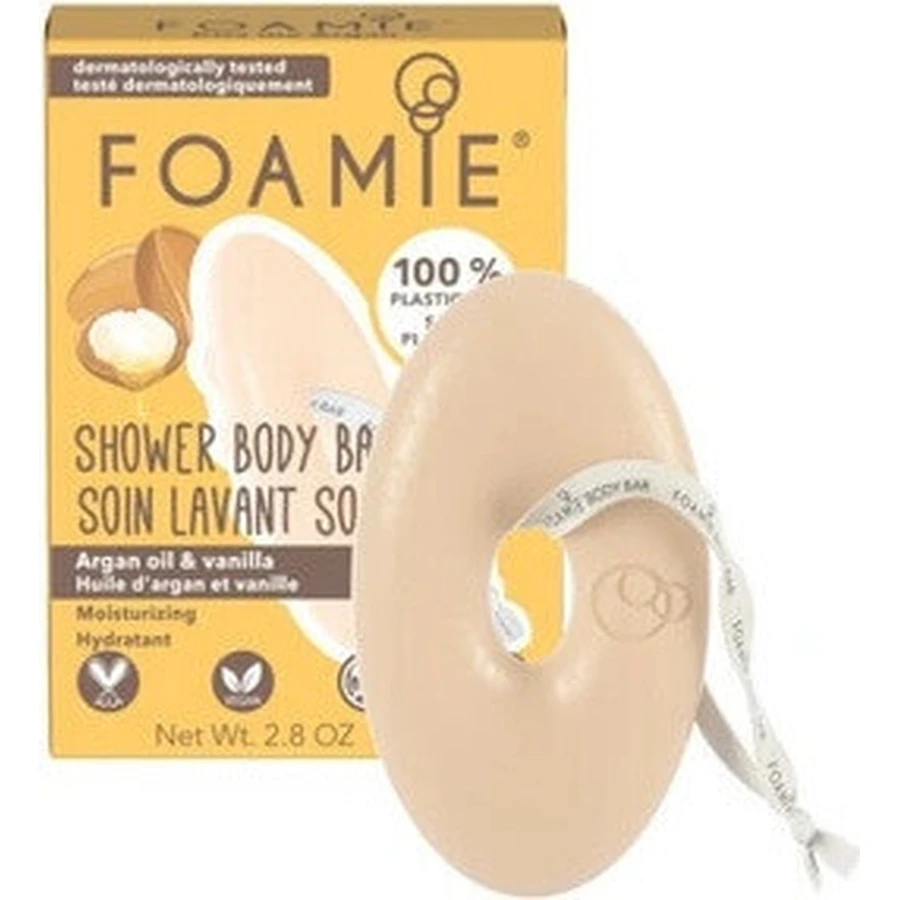 Foamie Solid Shower Care Kiss me Argan 1×80 г, твердый гель для душа: цены и характеристики