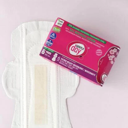 Післяпологові прокладки Gentle Day екстра вбираючі, 1 х 6 шт.: ціни та характеристики