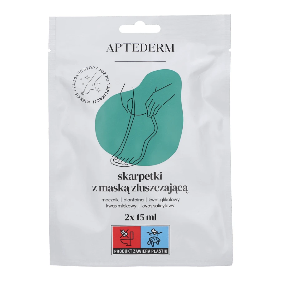 Aptederm, шкарпетки-маски, що відшаровуються, 2 шт.: ціни та характеристики