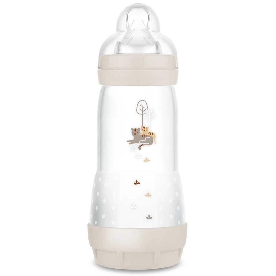 MAM Perfect Start Anti-Colic, пляшечка проти кольок, з силіконовою соскою, Planet Love, унісекс, від 4 місяців, 320 мл: ціни та характеристики