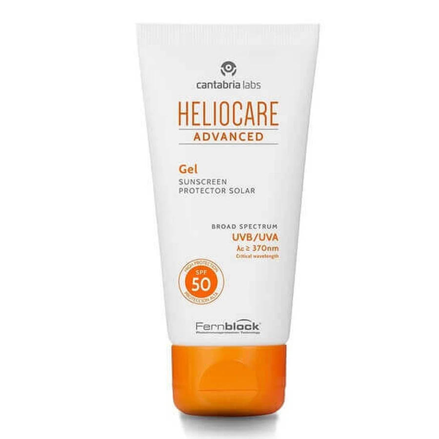 Гель для захисту від сонця Heliocare з розширеним сонцезахисним фільтром SPF 50, 50 мл, Cantabria Labs: ціни та характеристики