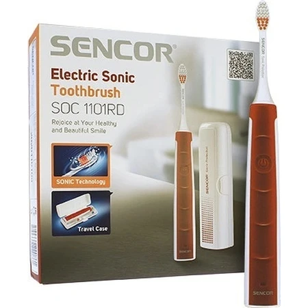 SENCOR SOC 1101RD DENTAL BRUSH 1×1 шт, електрична зубна щітка: ціни та характеристики