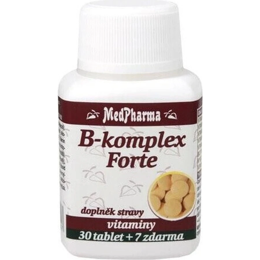 MedPharma B-complex Forte 1×37 табл, пищевая добавка: цены и характеристики