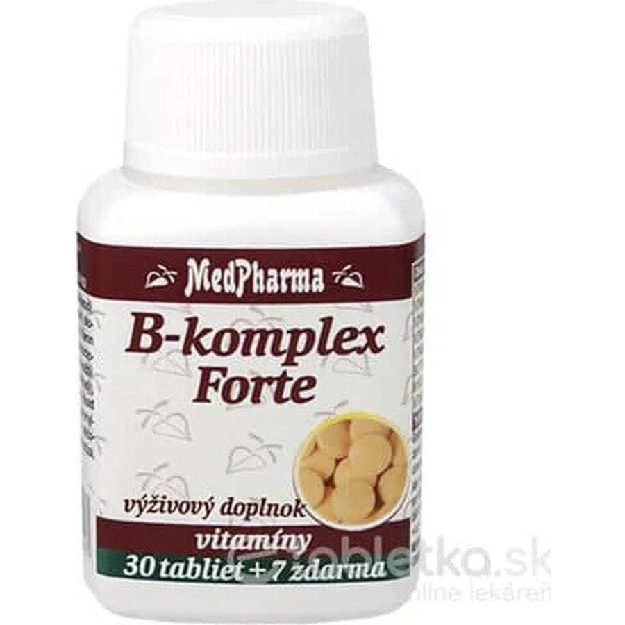 MedPharma B-complex Forte 1×37 табл, пищевая добавка: цены и характеристики