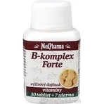 MedPharma B-complex Forte 1×37 табл, пищевая добавка: цены и характеристики