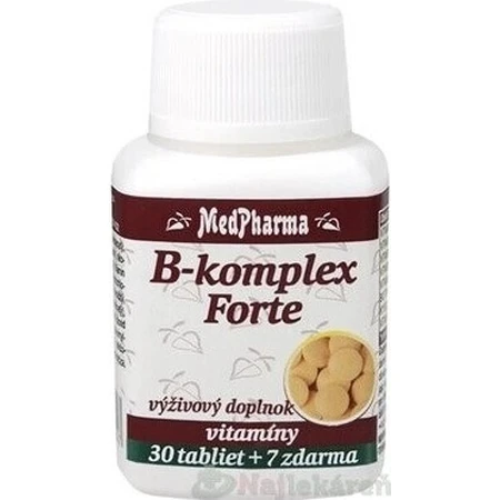 MedPharma B-complex Forte 1×37 табл, пищевая добавка: цены и характеристики
