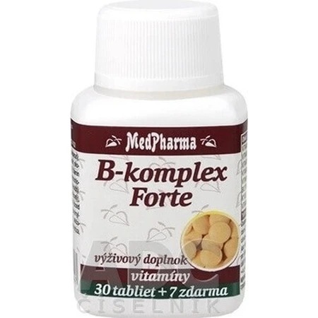 MedPharma B-complex Forte 1×37 табл, пищевая добавка: цены и характеристики