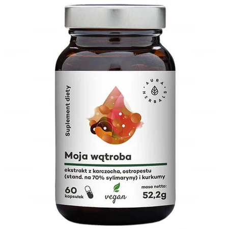 Aura Herbals Моя печінка Натуральна підтримка печінки та травлення, 60 капсул: ціни та характеристики
