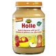 Пюре з яблука, банана та абрикоса, +6 місяців, 190 г, Holle Baby Food