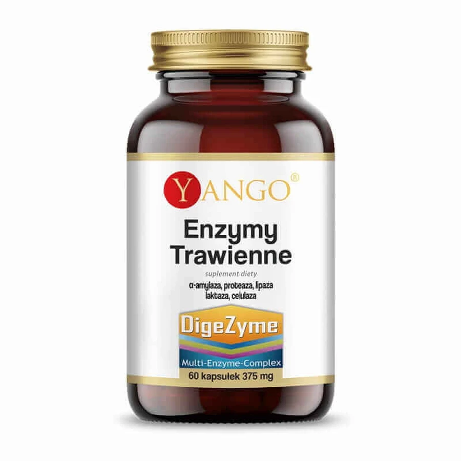 Пищеварительные ферменты Digezyme 60 капсул, Yango: цены и характеристики