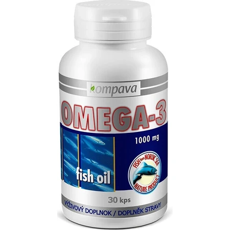 Kompava Omega-3 1×30 cps, пищевая добавка: цены и характеристики