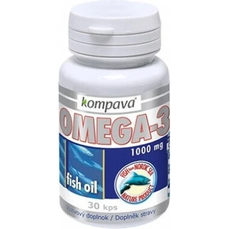 Kompava Omega-3 1×30 cps, пищевая добавка: цены и характеристики