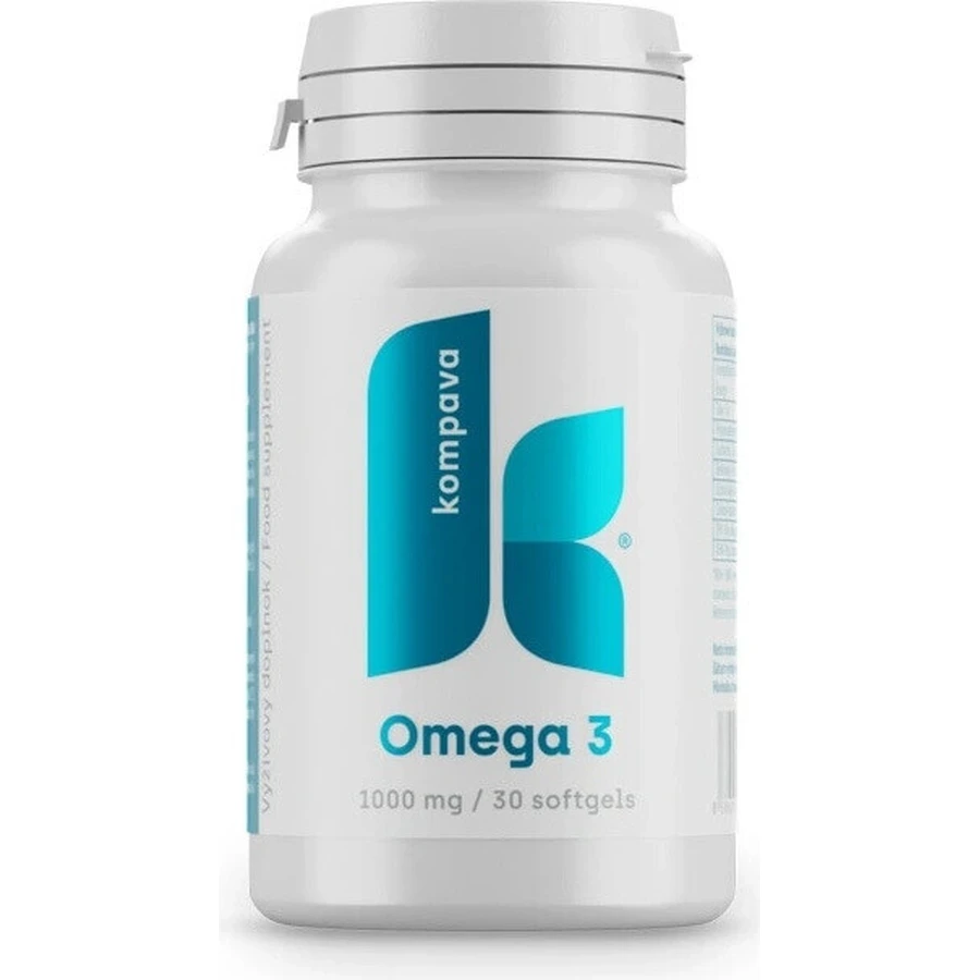 Kompava Omega-3 1×30 cps, пищевая добавка: цены и характеристики