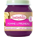 BABYBIO органическое яблоко и чернослив 1×130 г, органический фруктовый перекус: цены и характеристики