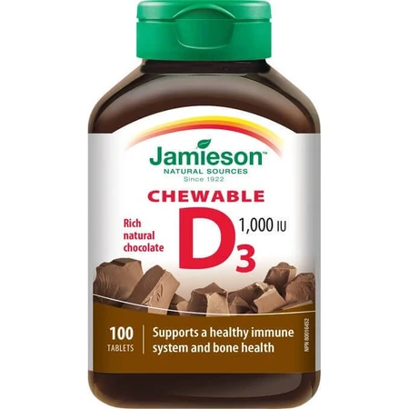 JAMIESON VITAMIN D3 1000 МО 1×180 cps, вітамін d3: ціни та характеристики