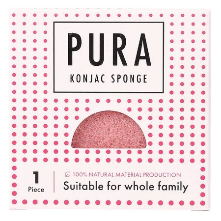 Sister Young Pura, конжак для умывания лица, розовый, 1 штука: цены и характеристики