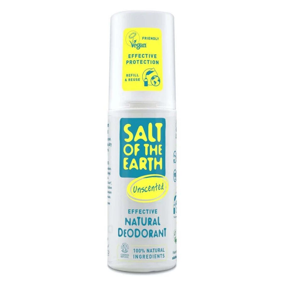 Дезодорант-спрей Crystal Spring Salt Of The Earth натуральный без запаха, 100 мл: цены и характеристики