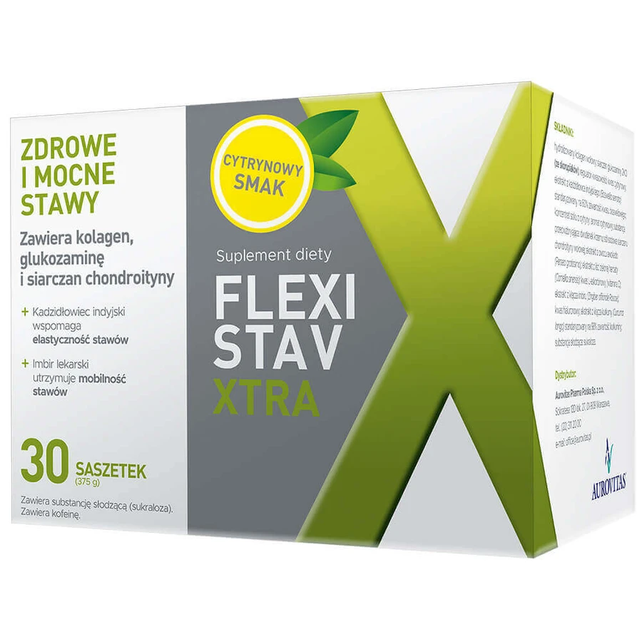 Комплекс для зміцнення суглобів, FlexiStav Xtra, зі смаком смородини та журавлини, 2 х 30 пакетиків: ціни та характеристики