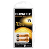 Батарейки для слуховых аппаратов HA ZA13, 6 штук, Duracell