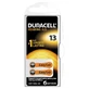 Батарейки для слуховых аппаратов HA ZA13, 6 штук, Duracell