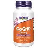Now Foods CoQ10, коэнзим Q10 с витамином Е и селеном, 100 микрокапсул