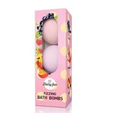 Кульки для ванни чорниця, полуниця та персик, Dairy Fun, 3 шт, Delia Cosmetics