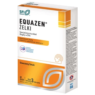 Эквазен Желе SFI Health Equazen Jelly для детей от 3 лет, фруктовый вкус, 60 штук