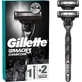 Gillette Mach3 Charcoal Shaver для мужчин + 2 бритвенные головки