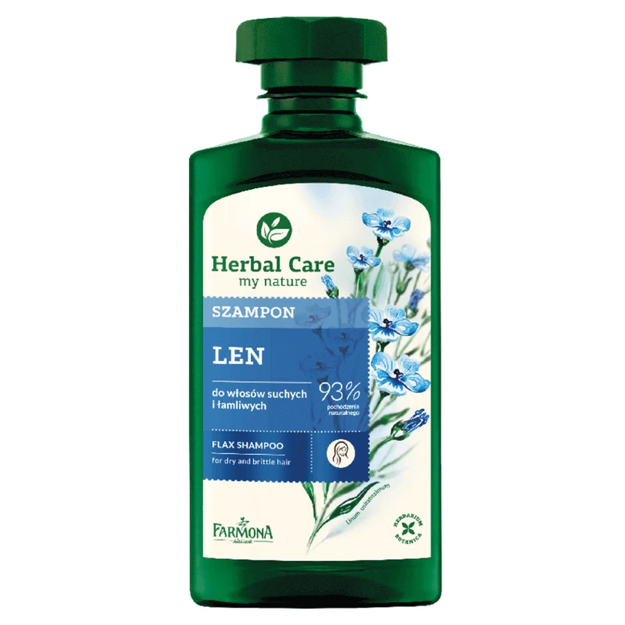 Farmona Herbal Care, шампунь для сухого та зрілого волосся, Льон, 330 мл: ціни та характеристики