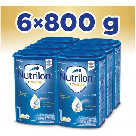 Nutrilon Advanced 1 Спокойной ночи 6×800 г, грудное молоко: цены и характеристики
