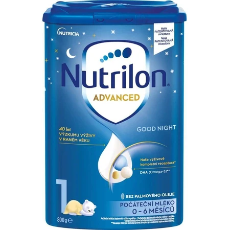 Nutrilon Advanced 1 Спокойной ночи 6×800 г, грудное молоко: цены и характеристики