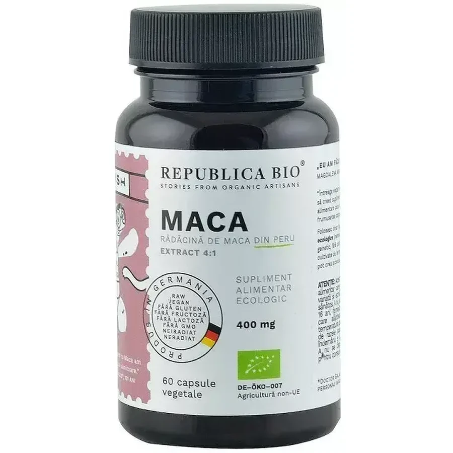 Мака 400 мг, 60 капсул, Republica Bio: цены и характеристики