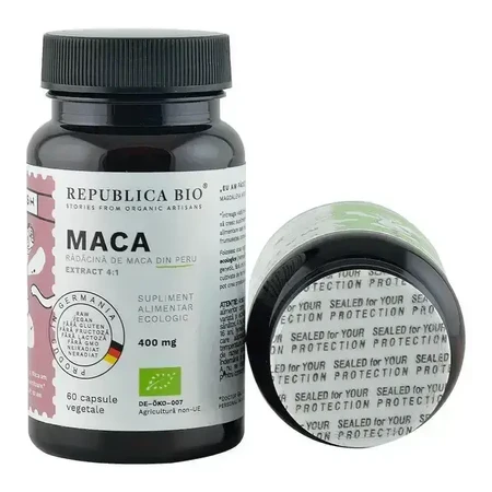 Мака 400 мг, 60 капсул, Republica Bio: цены и характеристики
