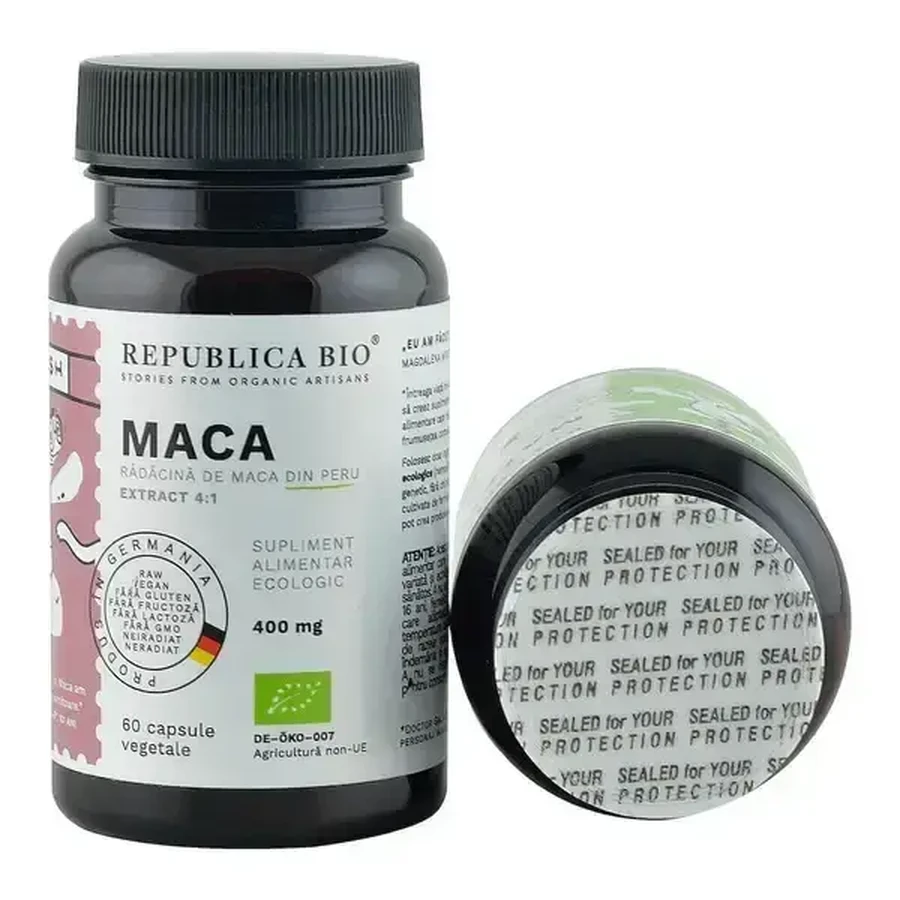 Мака 400 мг, 60 капсул, Republica Bio: цены и характеристики