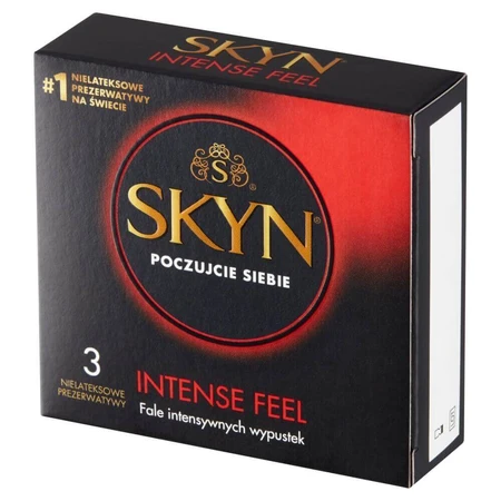 Презервативи Unimil Skyn Intense Feel з шипами, без латексу, 3 шт.: ціни та характеристики