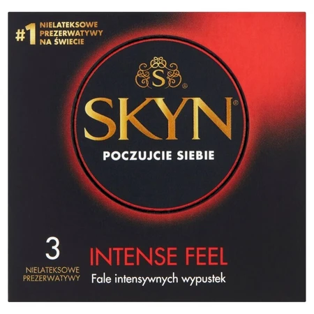 Презервативи Unimil Skyn Intense Feel з шипами, без латексу, 3 шт.: ціни та характеристики